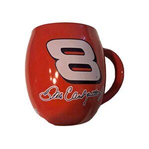 Dale Earnhardt Jr. Red Nascar Coffee Cup Mug 5 Inches Tall